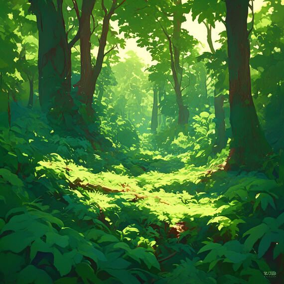 Forest around Teirn